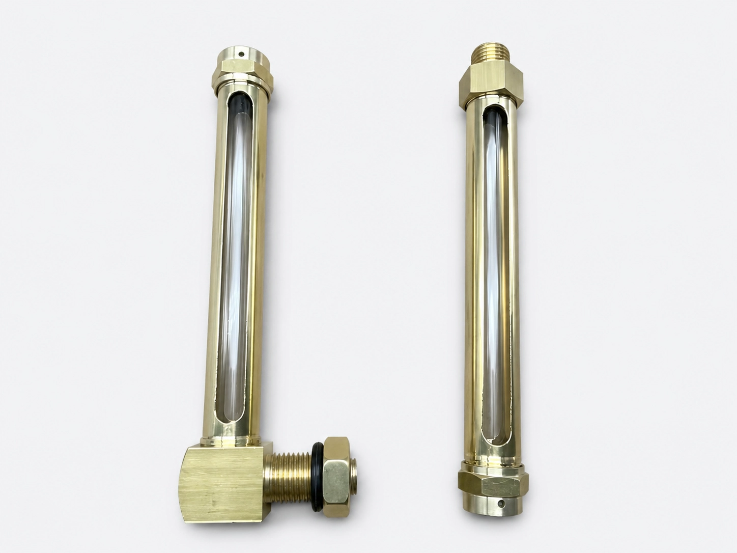 Brass tubular oil level indicators