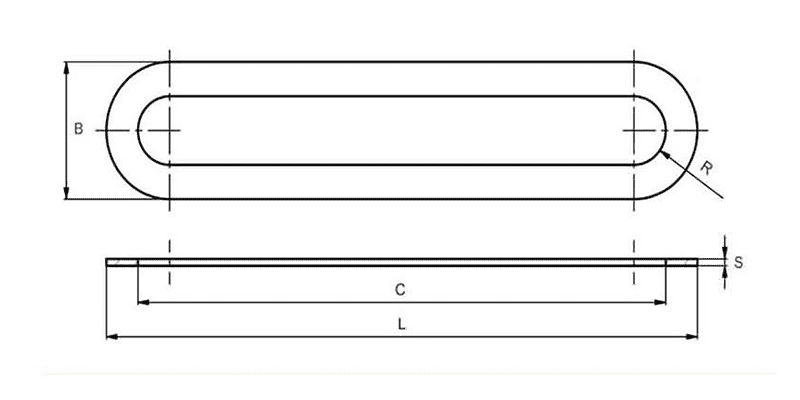 Non-asbestos gasket diagram