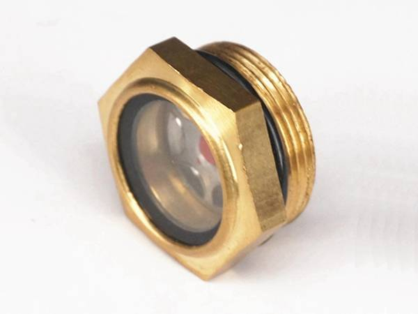 brass oil level sight glass