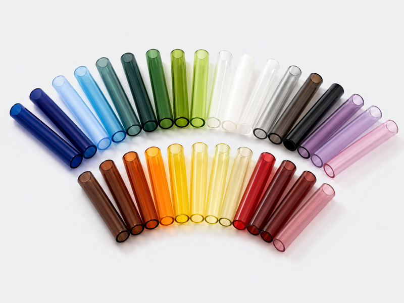 Colored Borosilicate Glass Tubes & Rods