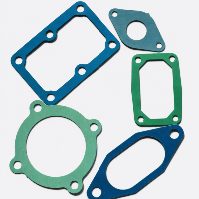 Custom-shaped gaskets with bolt holes