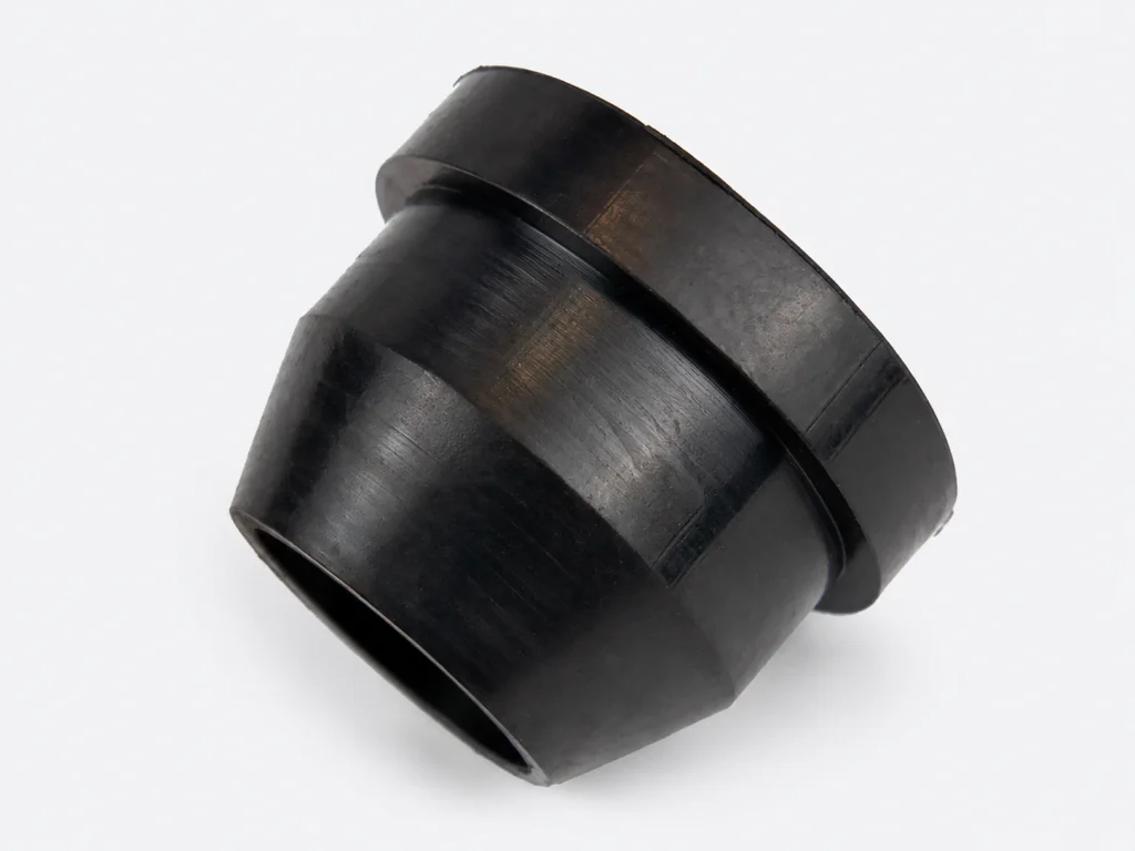 Tapered EPDM rubber cone for gauge glass tube sealing