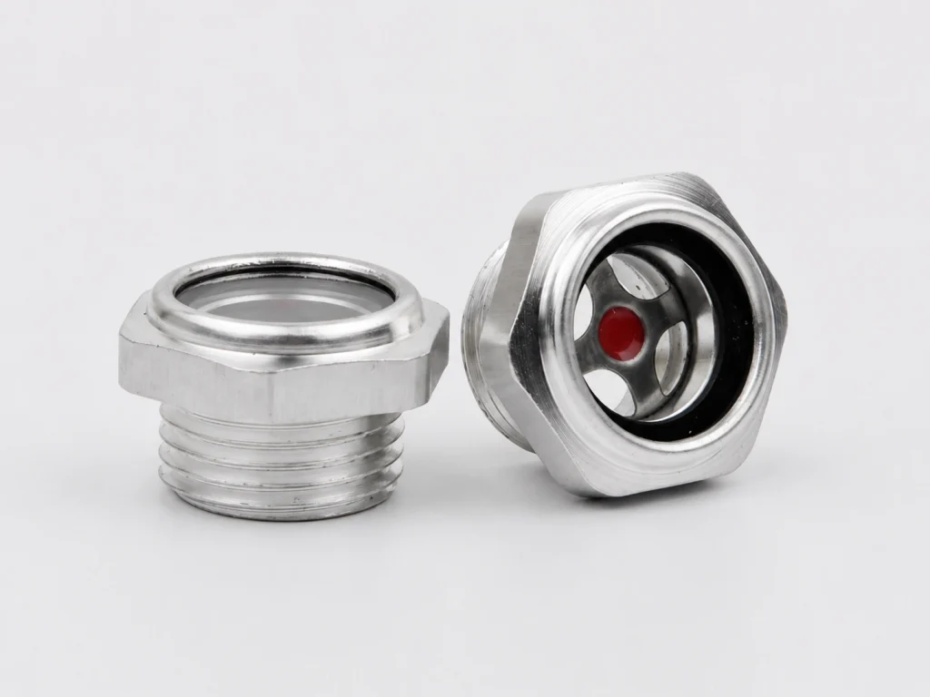 stainless oil level glass