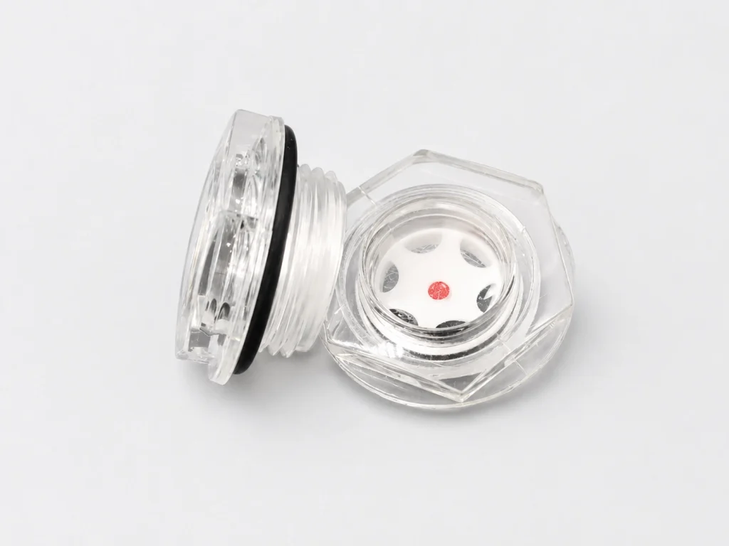 plastic oil level sight glass 