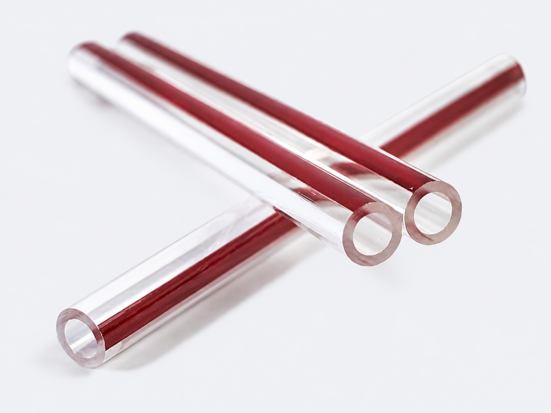 Red line gauge glass tube