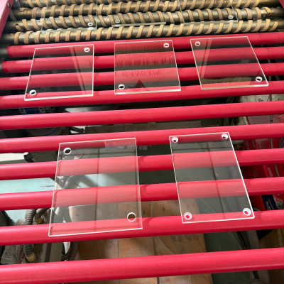 square sight glass with hole