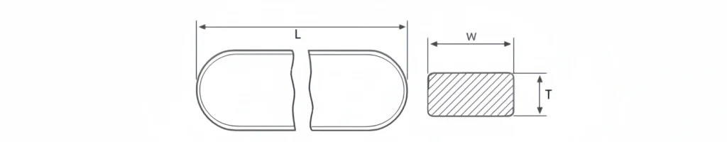 transparent gauge glass dimension